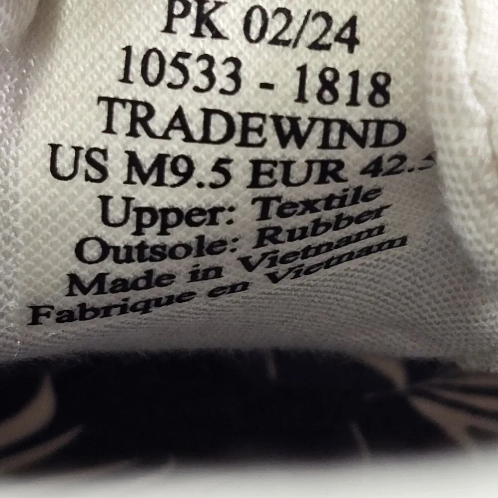 Olukai Tradewind Men's Off White Casual Shoes Lightweight Canvas Shoes Mens 9.5